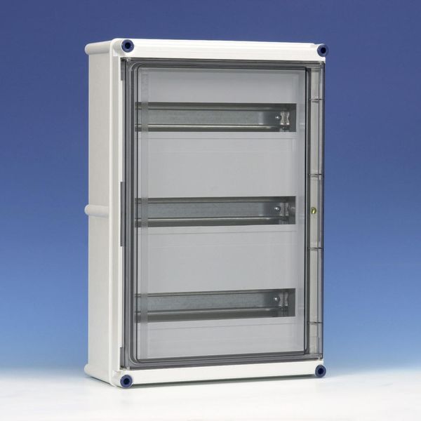 Encl. hinged cover+top head rail 3 slots, closed image 3