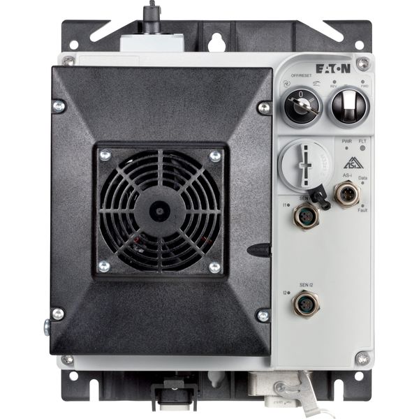 Speed controller, 8.5 A, 4 kW, Sensor input 4, AS-Interface®, S-7.4 for 31 modules, HAN Q5, with manual override switch, with fan image 16