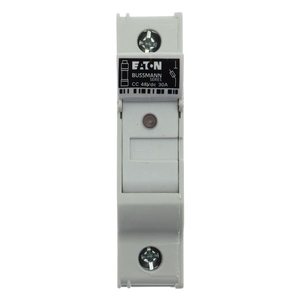Eaton Bussmann series CHCC modular fuse holder, 48 Vdc, 30A, Single-pole, 48U image 10