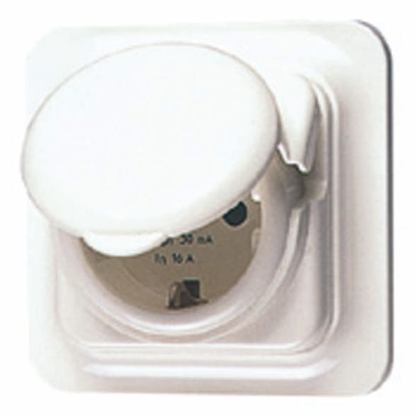 FLUSH MOUNTING RCD SAFETY SOCKET-OUTLET - 16A 0,01mA IP44 image 2