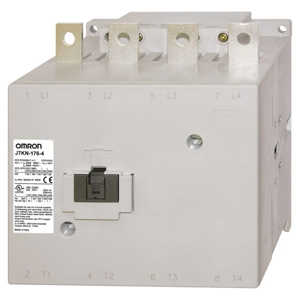 Contactor, 4-pole, 250 A AC1 (up to 690 VAC), 230 VAC/DC image 2