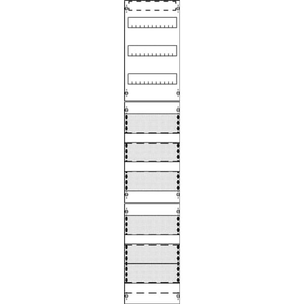 FV19A3R3 Distribution panel , 1350 mm x 250 mm (HxW) image 20