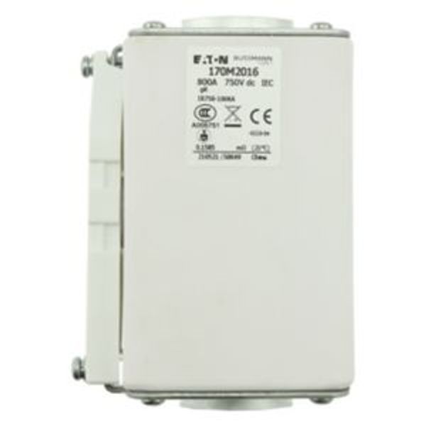 Fuse-link, high speed, 50 A, DC 750 V, compact size 1, 41 x 59 x 128 mm, aR, IEC, single indicator image 11