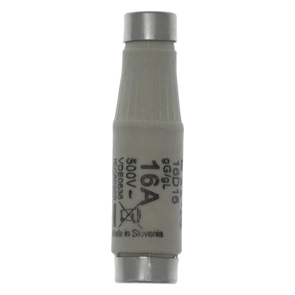 Fuse-link, LV, 16 A, AC 500 V, D1, gL/gG, IEC, time-delay image 9