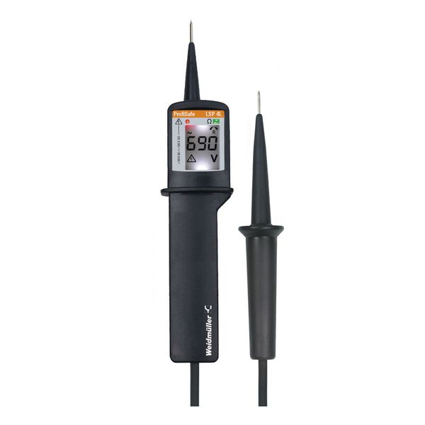 Voltage tester, DC voltage measuring range: 690 V, digital, Continuity image 1