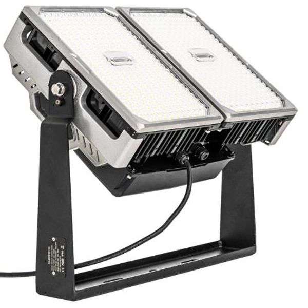 Floodlight - 1000W 155000lm 6000K IP66  - Lumileds(Philips) LED - Inventronics Driver - Black image 1