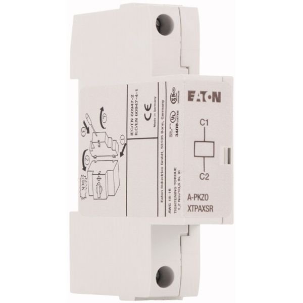 Reversing switches, T3, 32 A, flush mounting, 2 contact unit(s), Contacts: 4, 45 °, maintained, With 0 (Off) position, 1-0-2, Design number 8400 image 4