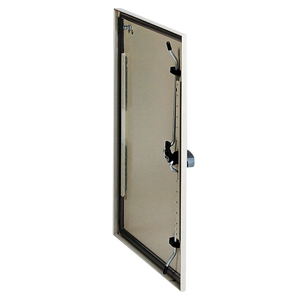 Plain door for Spacial S3D H600xW600 RAL 7035, with lock image 1