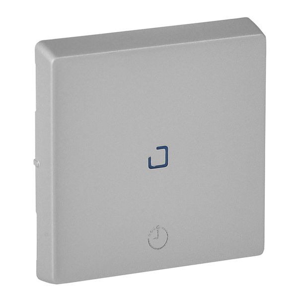 Cover plate Valena Life - time delay switch - aluminium image 1