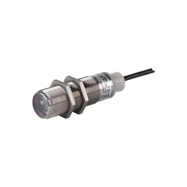 Diffuse reflective sensor, Sn=280mm, 4L, 10-30VDC, dark, NPN, PNP, M30, metal, line 2m image 1