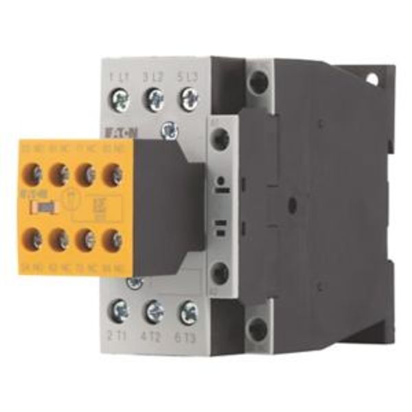 Safety contactor, 380 V 400 V: 7.5 kW, 2 N/O, 3 NC, 230 V 50 Hz, 240 V 60 Hz, AC operation, Screw terminals, with mirror contact. image 2