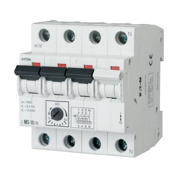 Motor-Protective Circuit-Breakers, 6, 3-10A, 4 p image 2