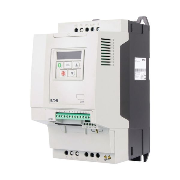 Variable frequency drive, 500 V AC, 3-phase, 12 A, 7.5 kW, IP20/NEMA 0, 7-digital display assembly image 6