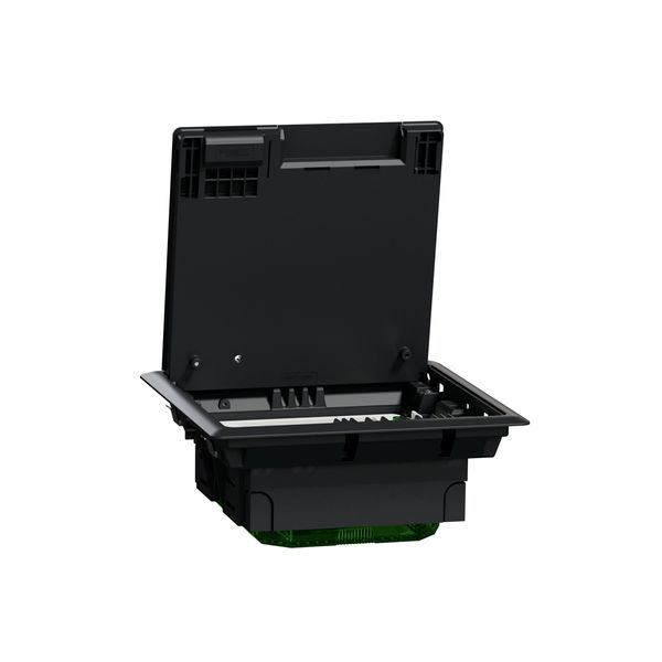 Unica system+ , Floorbox M , Plastic , IP24 , 4mod image 2