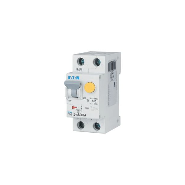 RCD/MCB combination, 16 A, 30 mA, MCB trip characteristic: B, 1p+N, RCD trip characteristic: A image 12