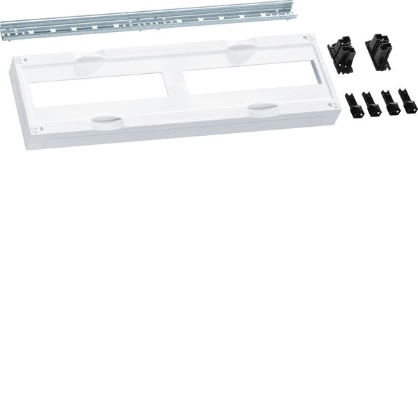 Assembly unit,universN,150x500mm,for modular devices, horizontal,2x12m image 1