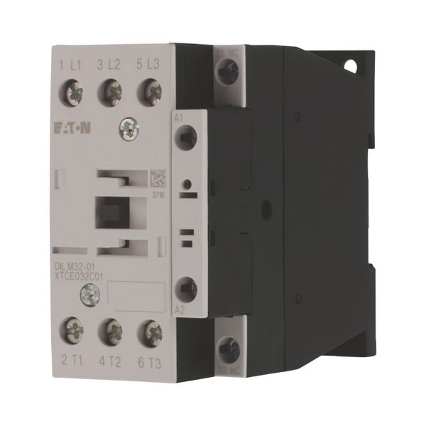 Contactor, 3 pole, 380 V 400 V 15 kW, 1 NC, 415 V 50 Hz, 480 V 60 Hz, AC operation, Screw terminals image 9