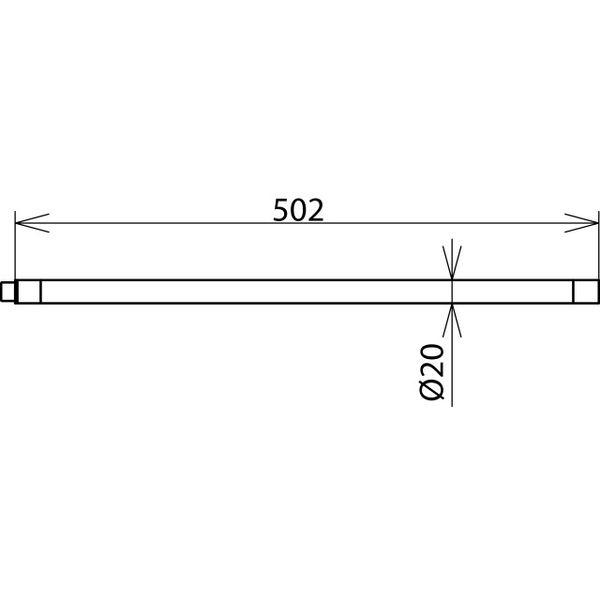 Extension for hand oiler D 20mm  L 500mm image 2