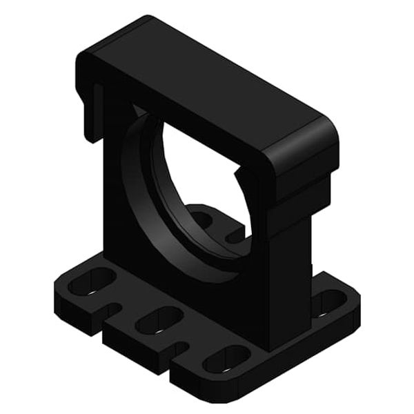 BVH-17-020 CONDUIT SUPPORT CLIP PA6 NW17 BLK image 2