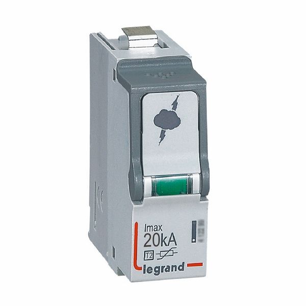 Plug-in replacement module for SPD - T2 - 20 kA/pole image 1