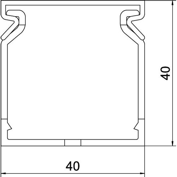 LK4H 40040 Slotted cable trunking system halogen-free image 2