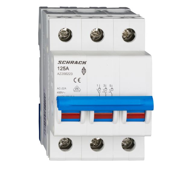 Main Load-Break Switch (Isolator) 125A, 3-pole image 1