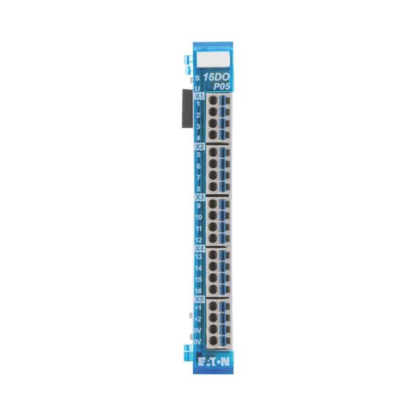 Digital output module, 16 digital outputs short-circuit proof 24 V DC/0.5 A each, pulse-switching image 19