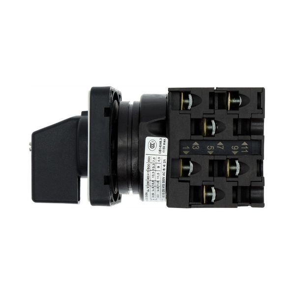 On-Off switch, T0, 20 A, flush mounting, 3 contact unit(s), 6 pole, with black thumb grip and front plate image 27