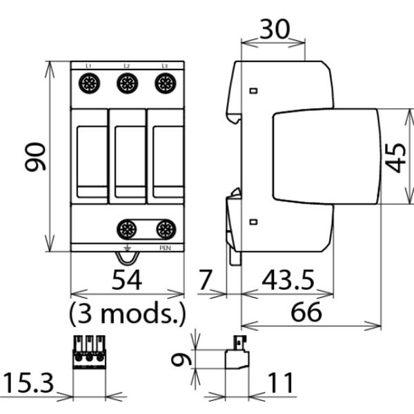 DEHNguard M FM surge arrester image 2