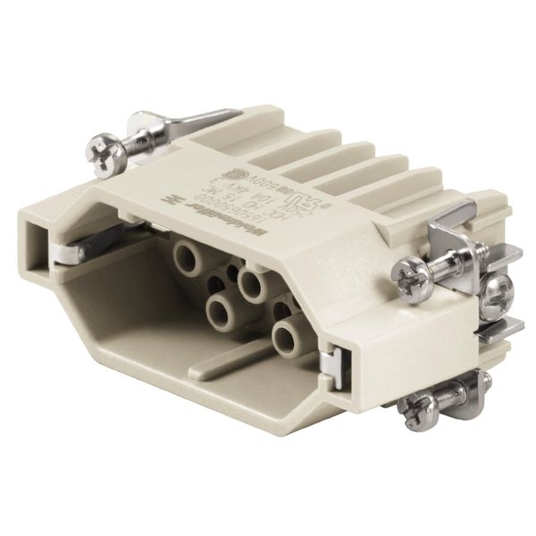 Contact insert (industry plug-in connectors), Male, 250 V, 10 A, Numbe image 1