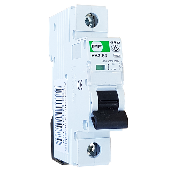 Miniature circuit breaker FB3-63 1P C 1A 10kA EVO image 1