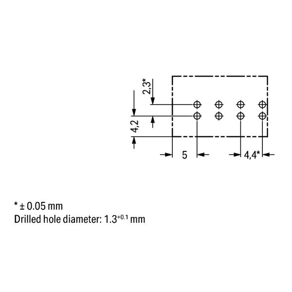 Plug for PCBs straight 4-pole light green image 4