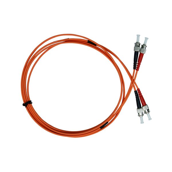 FO Patchcord Duplex ST/ST,62,5/125æm OM1, LS0H, orange, 5m image 2