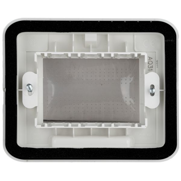 Outdoor flush mount box, IP55, transparent lid, 2M, white image 10