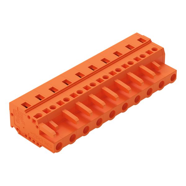 1-conductor female connector CAGE CLAMP® 2.5 mm² orange image 1