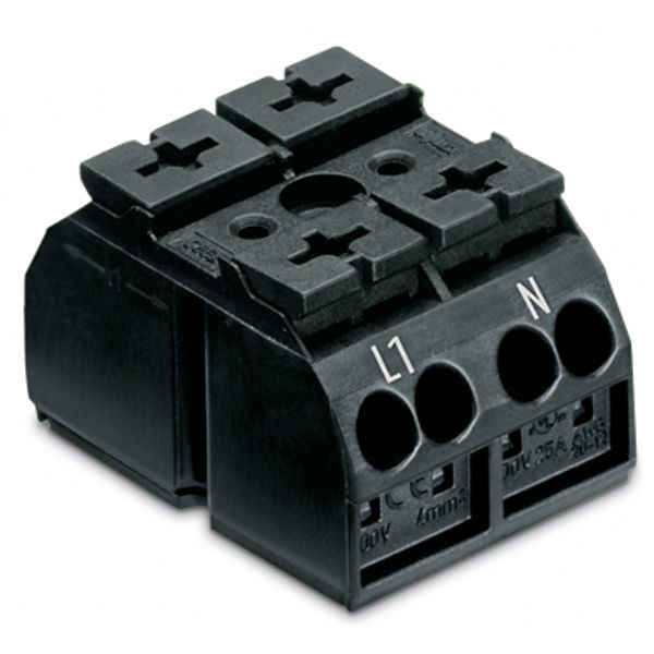 4-conductor chassis-mount terminal strip suitable for Ex e II applicat image 6