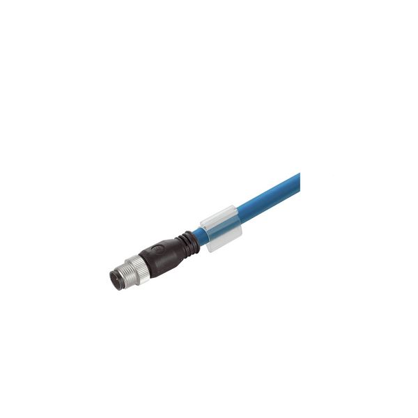 Ethernet Railway Cable (assembled), M12 D-code – IP 67 straight pin, O image 1