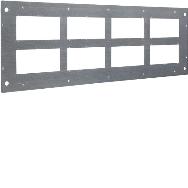 Cover plate slotted IP41 1600x400 (WxD) galvanised image 1