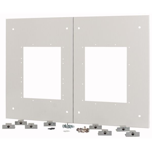 Front panel for 2x IZMX16, fixed mounting, HxW=550x800mm image 1