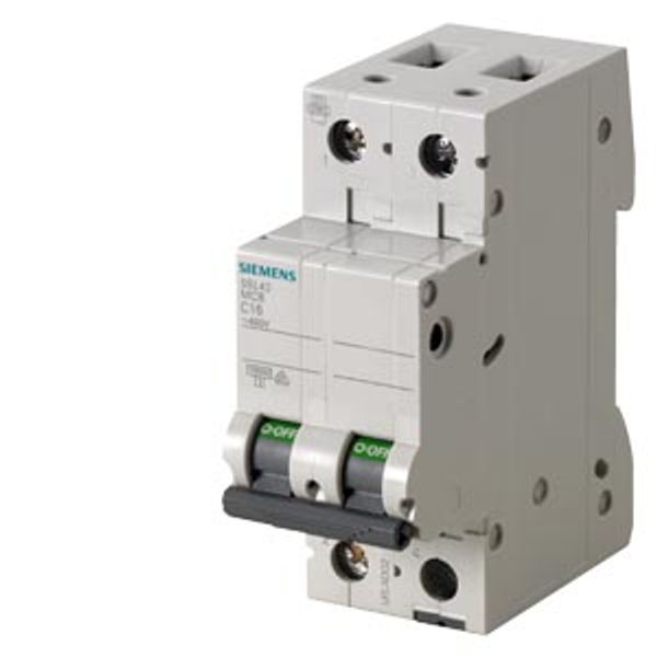 Miniature circuit breaker 400 V 10kA, 2-pole, B, 8A image 1