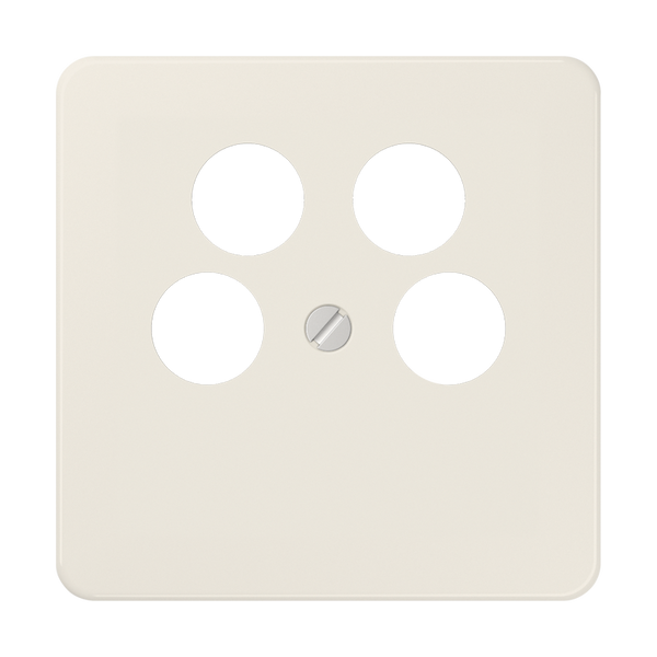 Centre plate for 4-hole SAT-TV socket 561-4SAT2 image 1
