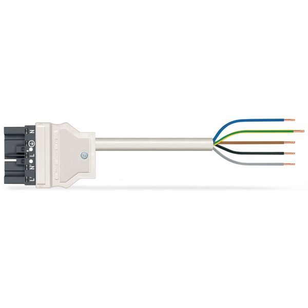 pre-assembled connecting cable Eca Plug/open-ended blue image 2