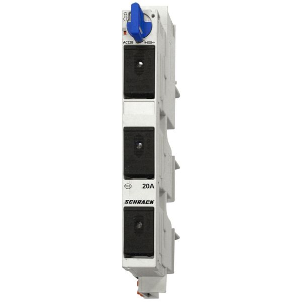 TYTAN R, D02, 3-pole for 60mm busbar-system, 20A complete image 1