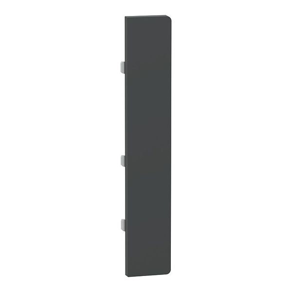 Push button sensor Flex, KNX, system design, 1-gang, rocker, anthracite image 1