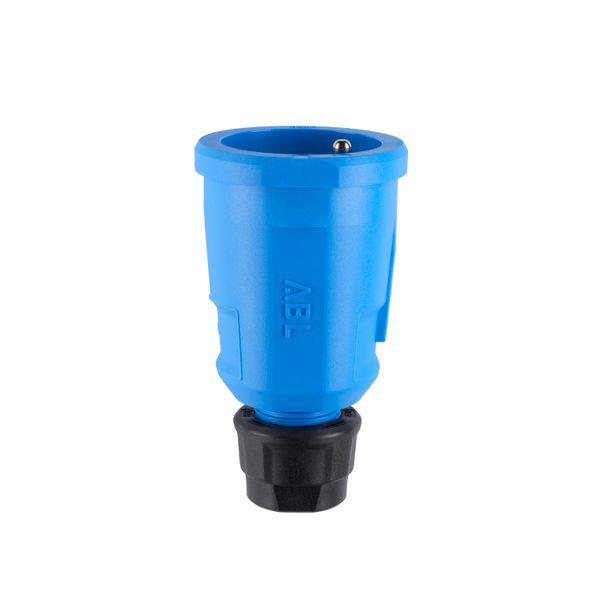 Hightech connector, French/Belgian, Elamid, blue, contact protection, IP20, Typ 1580 image 1