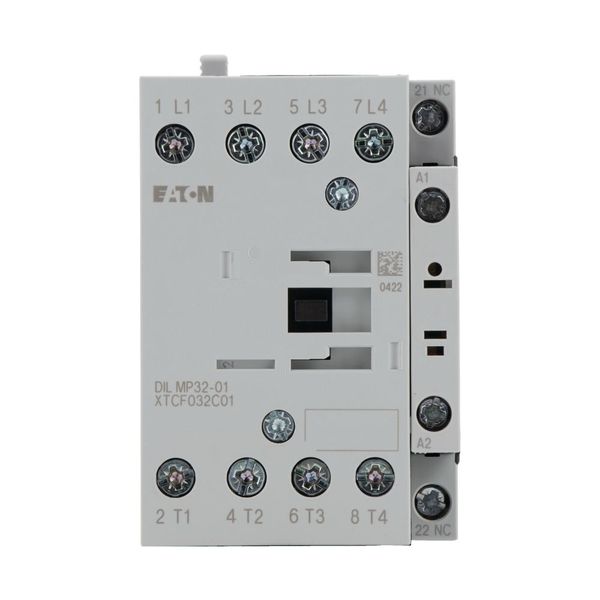 Contactor, 4 pole, 32 A, 1 NC, 230 V 50 Hz, 240 V 60 Hz, AC operation image 4