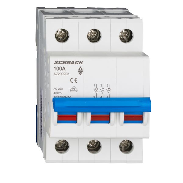 Main Load-Break Switch (Isolator) 100A, 3-pole image 1