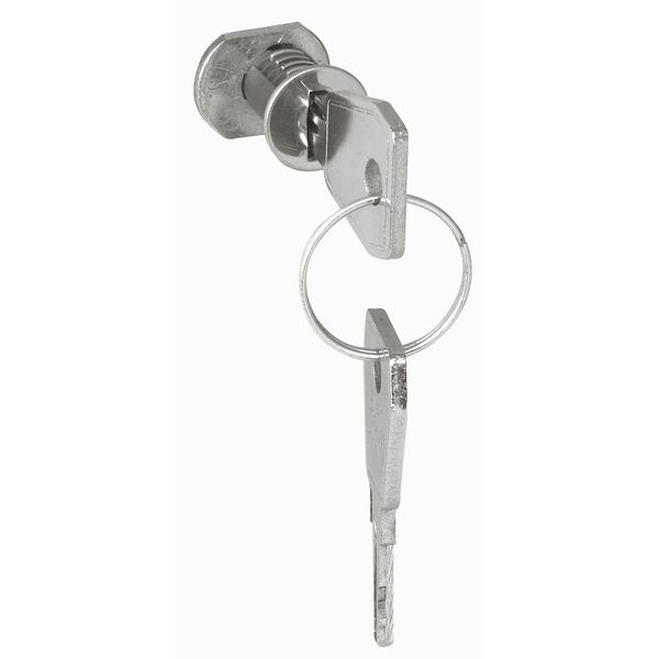 Key lock - To be fitted on white or transparent doors - Supplied with key N° 850 image 2