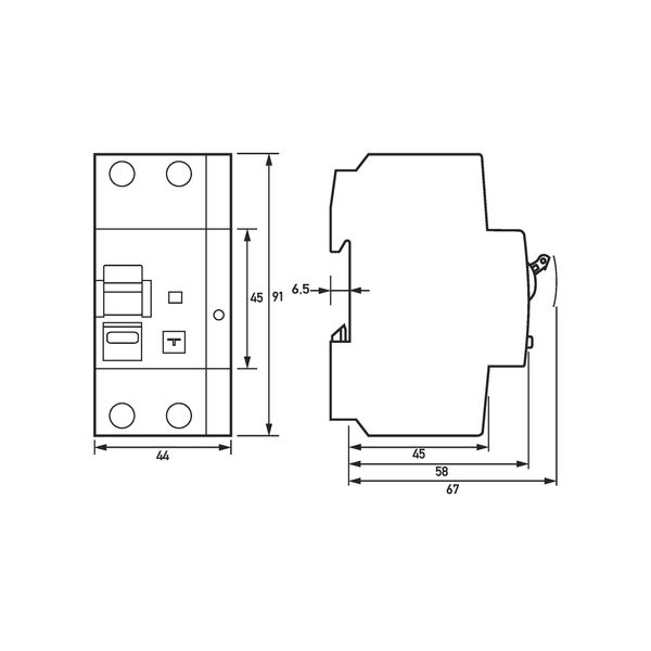 Rocker for push-button 2-gang, lens, arr A102KO5PWW image 5