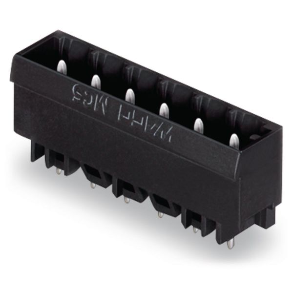 THR male header 1.2 x 1.2 mm solder pin straight black image 3
